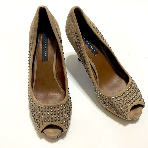 Zara Rhinestone Woman Heels - Picture 1 of 11